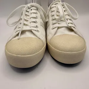 Gola Coaster Womens Off White Canvas Low Top Sneakers Trainers Cream Size 10 thumbnail 5