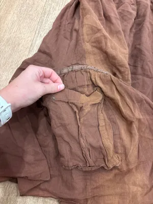 Brown cottage core dress Size M thumbnail 2