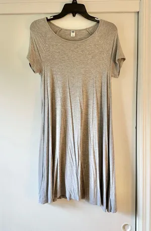 Old Navy Gray Tshirt Dress thumbnail 1