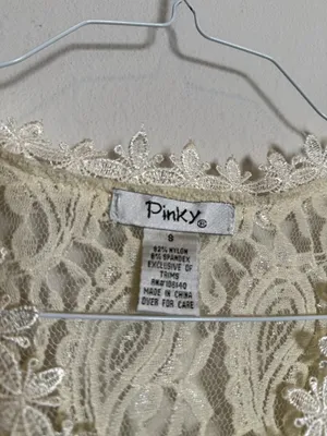Cream Lace long sleeve Bohemian Chic Shirt thumbnail 4