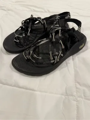 Chacos ZX3 Classic Sandals Women's Size 9 Scatter Black White Strappy Hiking thumbnail 2