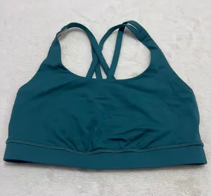 Teal lululemon sports bra thumbnail 1