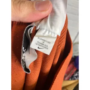 Nike Flare Chill knit Pants Women Medium Orange Excellent High Waist‎ FN4685-825 thumbnail 8