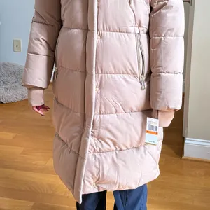 Michael Kors Hooded Long Women's Puffer Coat Size Small thumbnail 8