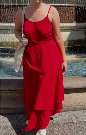 Anthropologie Helene Tiered Maxi Dress thumbnail 2