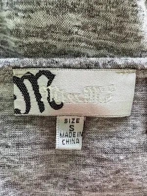 Miss Me Grey Short Sleeve Embellished Boho Tee thumbnail 9