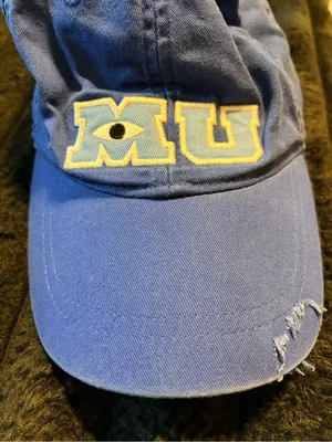 Disney Monsters University Royal Blue Cotton Baseball Cap thumbnail 3