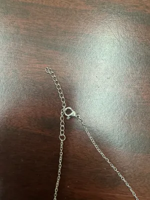 J Initial Silver Necklace thumbnail 3