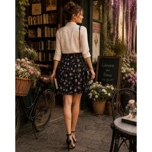 Anthropologie ANNA SUI Montgolfier Silk Skirt Hot Air Balloon Print Size 6 thumbnail 6
