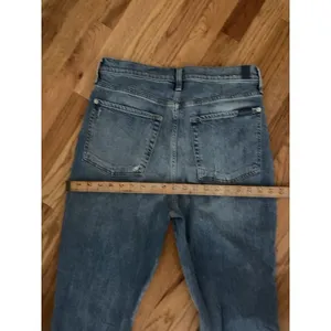 7 For All Mankind Megaflare Super High Rise Denim Size‎ 32 Festival Bell Bottoms thumbnail 7