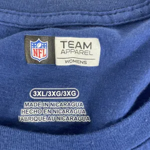 New York NY Giants T Shirt Graphic Tee Short Sleeve NFL Apparel 3XL Blue Women's thumbnail 4
