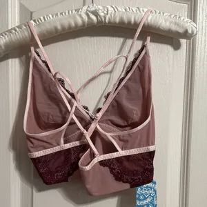 Intimately Free People Leah Soft Lace Bralette Berry Combo Lounge Coquette Boho thumbnail 3