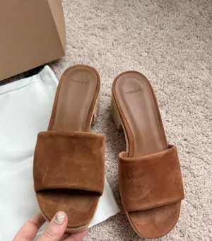 Vince suede platform sandals. 7.5 thumbnail 3