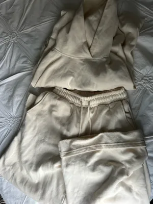 Topshop Pale Yellow Oversized Sweatset.  thumbnail 1