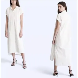 NWT $228 STATESIDE Anthropologie Cotton Short Sleeve Shirtdress USA‎ Size XS thumbnail 2