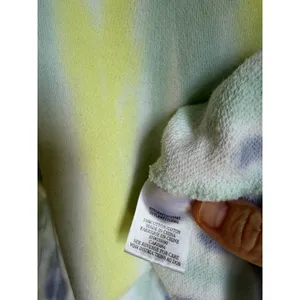 Z Supply Pastel Tie Dye Cropped Sweatshirt Medium Oversized 100% Cotton thumbnail 7