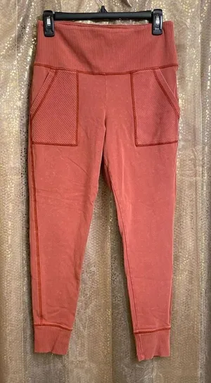 Aerie Burnt Orange Play Chill Move Jogger Leggings, Large thumbnail 1