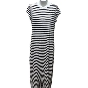 A New Day Women's Striped Maxi Dress Black & White Size XL thumbnail 7