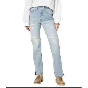 Levi’s jeans Premium 501 boot cut Original High-rise button fly 28 X 30 thumbnail 6