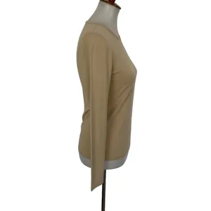 The Drop Tan Tee Top Small Long Sleeve Stretch Minimalist Basic thumbnail 3