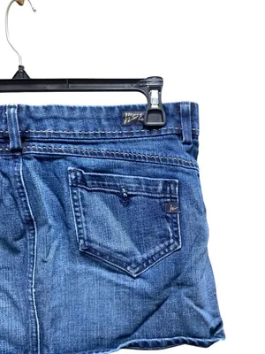 Citizens Of Humanity Birkin Micro Mini Skirt Blue Size 31 Y2K Festival Summer thumbnail 12