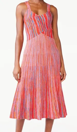 Scoop Vibrant Colorful Y2K Vibes Midi Knit‎ Dress thumbnail 1