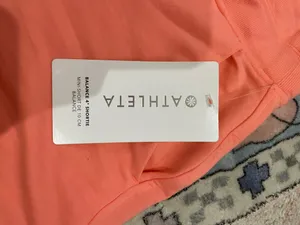 NWT Athleta soft shorts 4’ shortie pink coral size s thumbnail 3