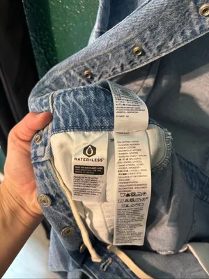 Levi's Denim Boilersuit Jumpsuit Size XS Blue thumbnail 5