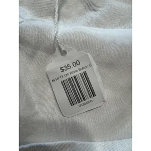 HYFVE Off White Button Up Square Neck Cropped Vest Top Women Size M‎ thumbnail 4