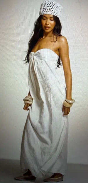 MUSERA maxi dress White Size XS thumbnail 1