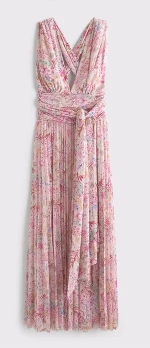 Abercrombie & Fitch A&F Giselle 5-in-1 Convertible Maxi Dress XLT Tall thumbnail 1