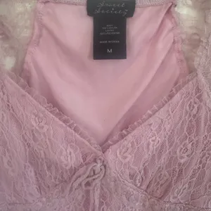 Y2K Women's Lace V-Neck Camisole Tank Top - Light Pink thumbnail 6