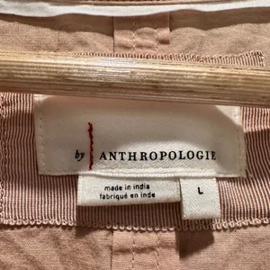 Anthropologie Smocked‎ Surplice Mini Dress Sand Size Large Cotton Summer thumbnail 4