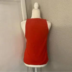 Madewell Orange Westville Tank M AN456 Casual Dopamine Boho Classic Preppy Twee thumbnail 4