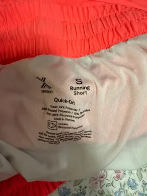 Xersion Bright coral running shorts S thumbnail 5