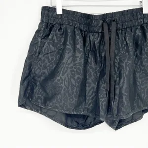 ZYIA Active Bomber Animal Print Running Shorts Women's XL Black Athletic thumbnail 4