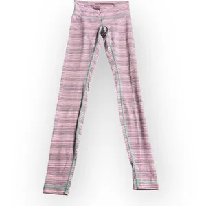 Lululemon Wunder Under Crop III Leggings Women's 6 Luxtreme Menthol Pink Green thumbnail 3