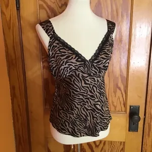Wild Fable Tiger stripes n lace sexy NWT camisole thumbnail 7