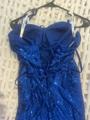 Blue Prom Dress Size XS thumbnail 5