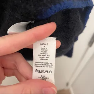 Allbirds Merino Wool The Jumper Natural Black Sweater thumbnail 6