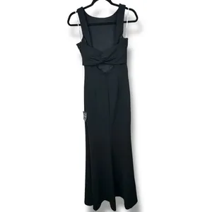 NEW Lulus Love In Your Eyes Black Knotted Crew Neck Knit Mermaid Maxi Dress thumbnail 7