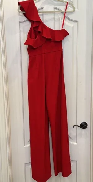 Gianni Bini Red One Shoulder Jumper thumbnail 3