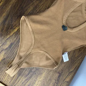 Wild Fable‎ Women's Bodysuit Size XS Brown Top thumbnail 7