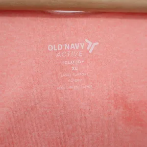 Old Navy Sports Bra Womens XL Cloud+ Peach Racerback Light Support Good thumbnail 4