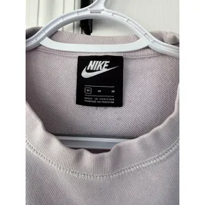 Nike Womens Sportswear Essential‎ Crewneck Sweatshirt Lavender Purple Medium thumbnail 5