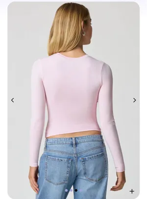 Florence by mills softie cotton long sleeve top thumbnail 5