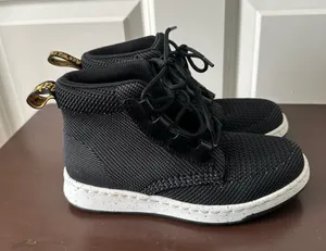 Dr. Martens Women’s High Top Telkes Black Knit Sneaker Size 5 thumbnail 1