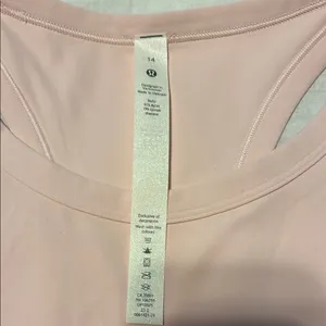 Lululemon Athletica Pink Boxy Sleeveless Tank Top thumbnail 5
