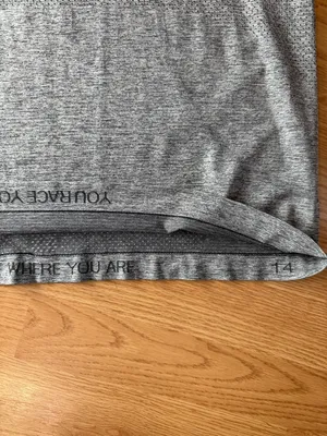 Lululemon Gray EAF Logo Racerback Tank Top thumbnail 2