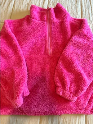 Walmart Sherpa Pullover Quarter-Zip thumbnail 1